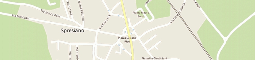 Mappa della impresa mattiuzzo liliana a SPRESIANO