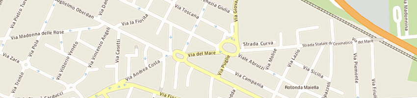 Mappa della impresa valentini delio a CESENA