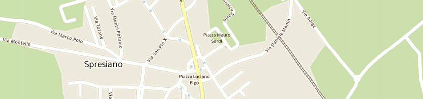Mappa della impresa primarca sas di zanatta daniela e c a SPRESIANO