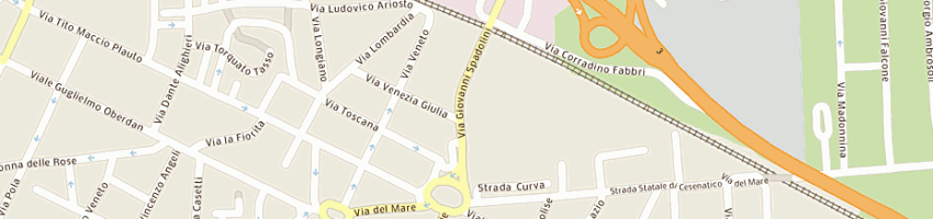 Mappa della impresa autoscuola stadio a CESENA