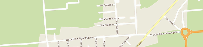 Mappa della impresa molara tullo a CESENA