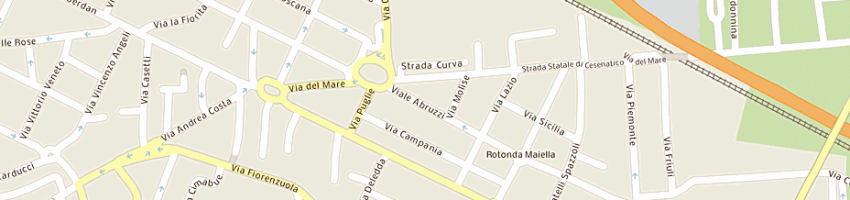 Mappa della impresa zanella roberto a CESENA