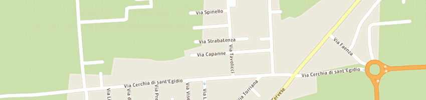 Mappa della impresa urbini marco a CESENA