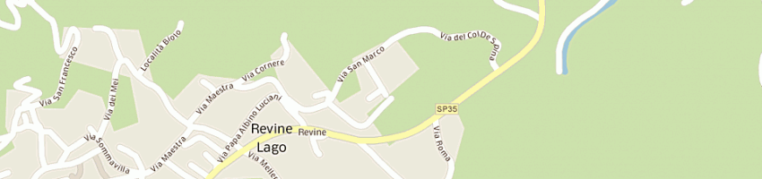 Mappa della impresa autotrasporti fava snc di fava flavio e c a REVINE LAGO