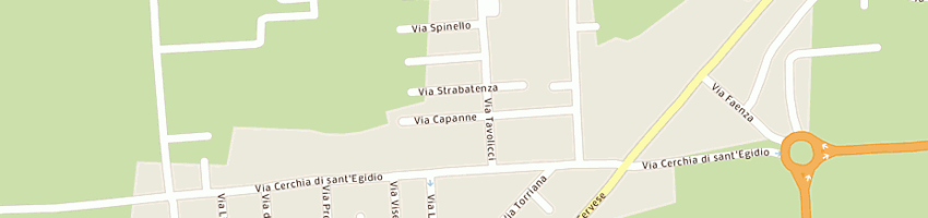 Mappa della impresa lbe di longhi armando e bondanini daniele (snc) a CESENA