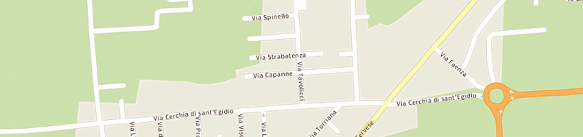 Mappa della impresa fusconi mila a CESENA