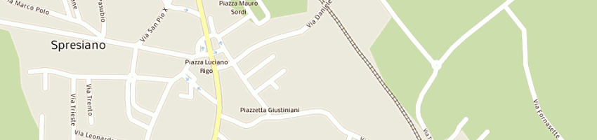 Mappa della impresa liberauto di rosso libero a SPRESIANO