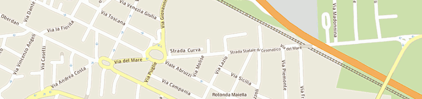 Mappa della impresa circolo arci la fiorita a CESENA