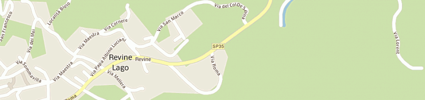 Mappa della impresa moz giuseppe a REVINE LAGO