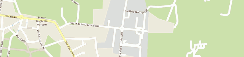 Mappa della impresa la 2 r elettroimpianti snc di tronchin e c a CASIER