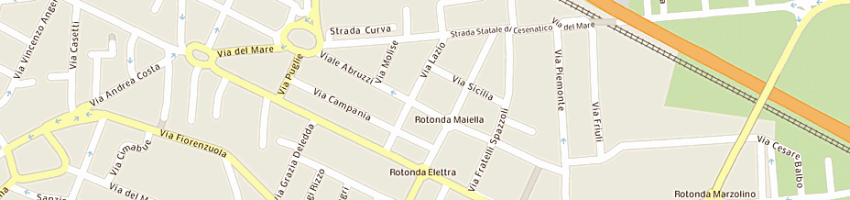 Mappa della impresa parrucchiere anna e gilberto a CESENA