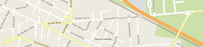 Mappa della impresa parrucchiera piraccini wilma a CESENA