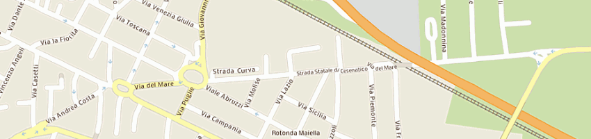Mappa della impresa mazzotti verdiana e c snc a CESENA