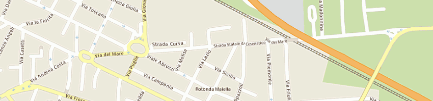 Mappa della impresa ciacci marco a CESENA