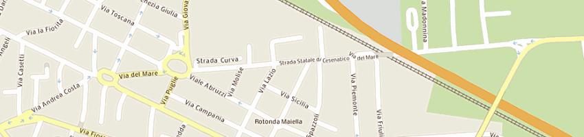 Mappa della impresa mito sistema ambiente srl a CESENA