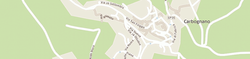 Mappa della impresa poste italiane a CARBOGNANO