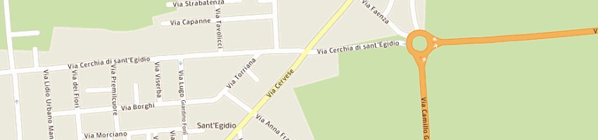 Mappa della impresa spighi giovanni a FORLI 