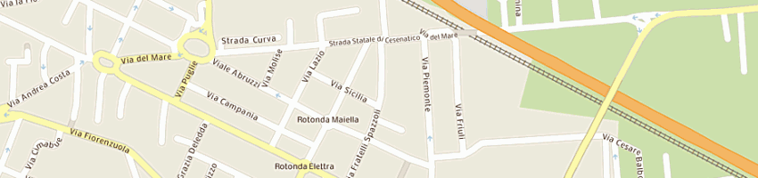 Mappa della impresa margherita spazzoli di anconelli sabrina e c snc a FORLI 