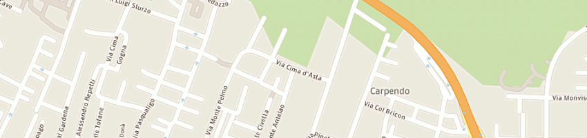 Mappa della impresa anffas mestre onlus a VENEZIA