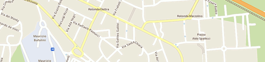Mappa della impresa castorri piero a CESENA
