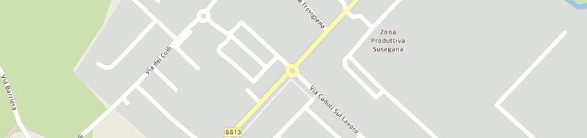 Mappa della impresa gibin cav livio e c (sas) a SUSEGANA