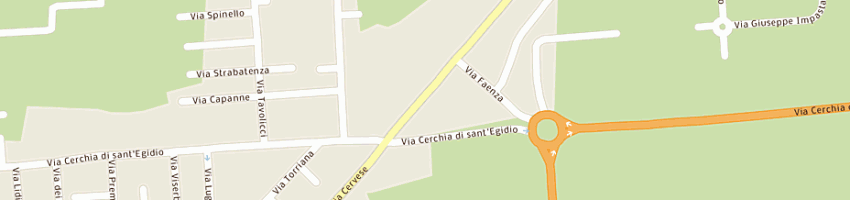Mappa della impresa macrelli maria pia a FORLI 