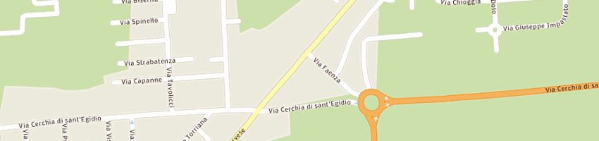Mappa della impresa bar kestresscafe' a FORLI 