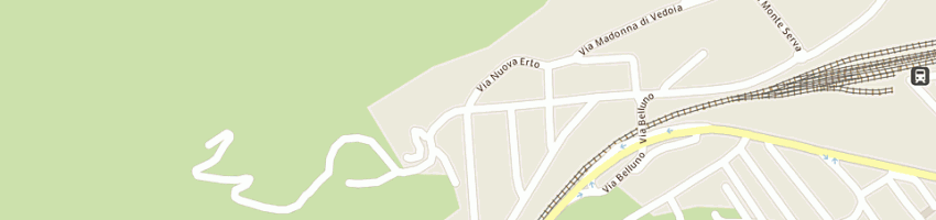 Mappa della impresa pizzico alberto a PONTE NELLE ALPI