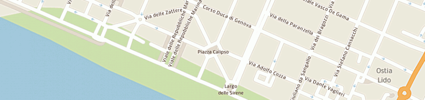 Mappa della impresa bar calipso snc di mei david e mei angelica a ROMA