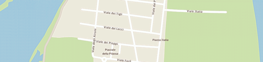 Mappa della impresa albergo la tavernetta a RAVENNA