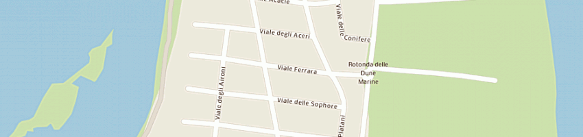 Mappa della impresa albergo sayonara a RAVENNA