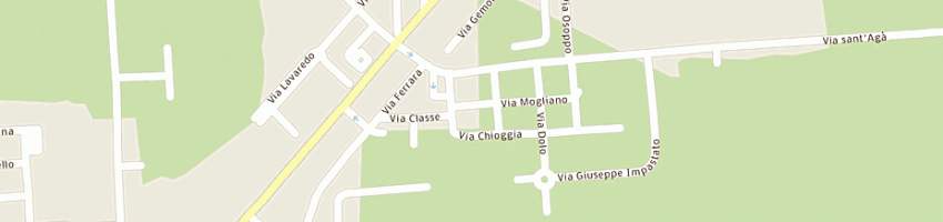 Mappa della impresa teodorani bruno a CESENA