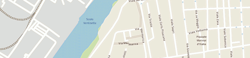 Mappa della impresa societa' esercizio rimorchio e salvataggi sers srl a RAVENNA