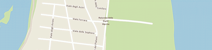 Mappa della impresa albergo solaria a RAVENNA