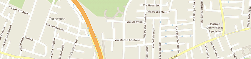 Mappa della impresa associazione sportiva favaro a VENEZIA