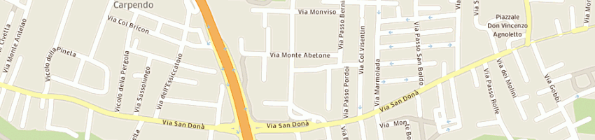 Mappa della impresa pno sas di mantovani cristina e c a VENEZIA