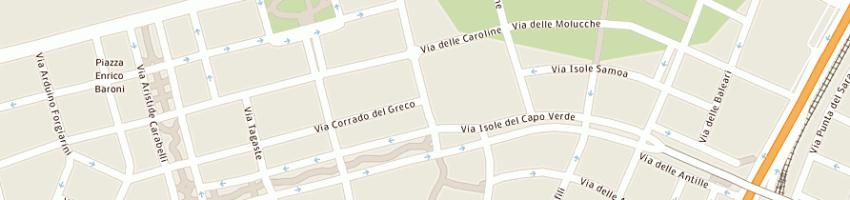 Mappa della impresa centro estetico ed ortodermico - societa' in nome collettivo di alberta lisi e c a ROMA