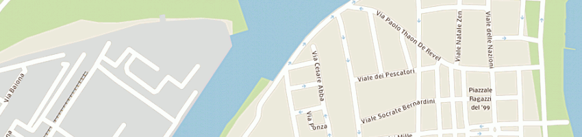 Mappa della impresa adriagas srl a RAVENNA