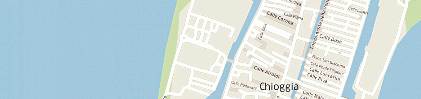Mappa della impresa chieregato ferruccio a CHIOGGIA