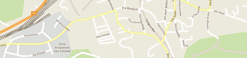 Mappa della impresa karadar diether a SAN CANDIDO