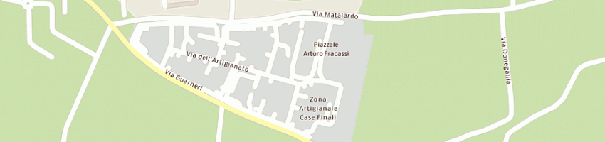Mappa della impresa carrozzeria casadei giuseppe e figlio a CESENA