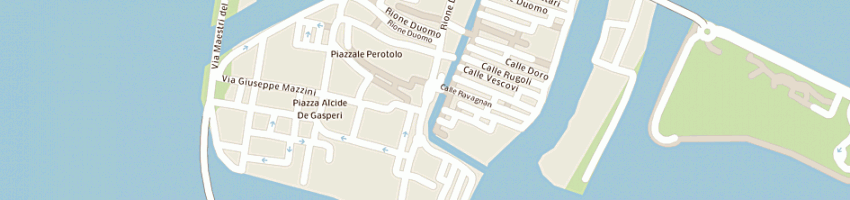 Mappa della impresa municipio di chioggia a CHIOGGIA