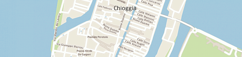 Mappa della impresa tiozzo rissano a CHIOGGIA