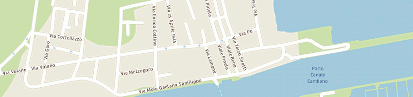 Mappa della impresa scuole pubbliche - scuole dell'infanzia comunali il veliero a RAVENNA