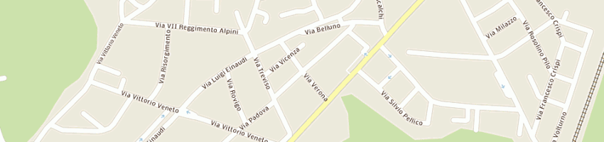 Mappa della impresa zecchin arredamenti snc di zecchin egisto e c a CONEGLIANO