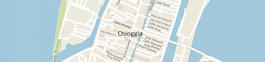Mappa della impresa pregnolato pierdomenico a CHIOGGIA