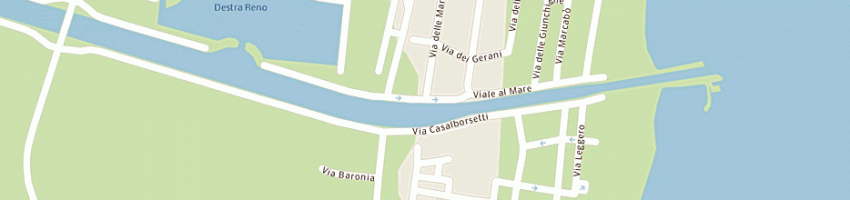 Mappa della impresa hotel europa turismo a RAVENNA