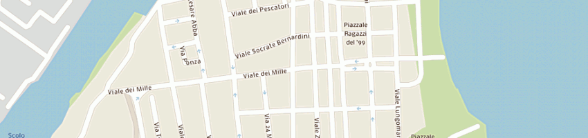 Mappa della impresa lavanderia stella di grementieri mantonietta e c snc a RAVENNA