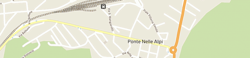 Mappa della impresa istituto comprensivo di scuola materna elementare e media di ponte nelle alpi a PONTE NELLE ALPI