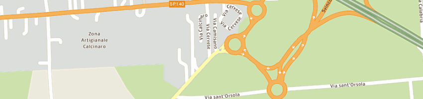 Mappa della impresa seagul snc di masetti maria e c a FORLI 